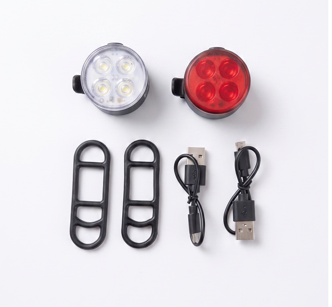 LEID Rechargeable Bike Light Set